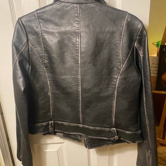 Vintage leather jacket - Picture 3 of 3